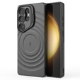 Чехол для Samsung Galaxy S25 Ultra, Ripple Kickstand, для MagSafe, чёрный