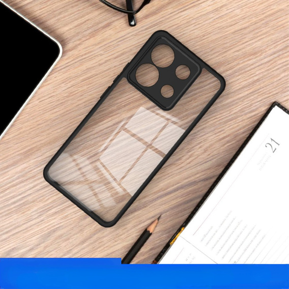 IMAK Чохол для Xiaomi Redmi Note 13 Pro 5G, UX-9A Series, прозорий / чорний