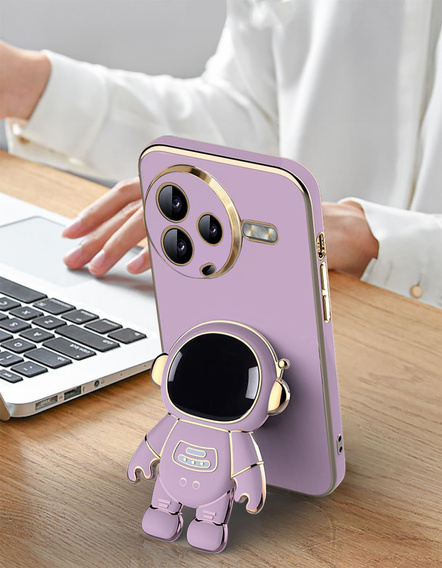 Чехол до Xiaomi Poco F7 Pro, Astronaut, фиолетовый