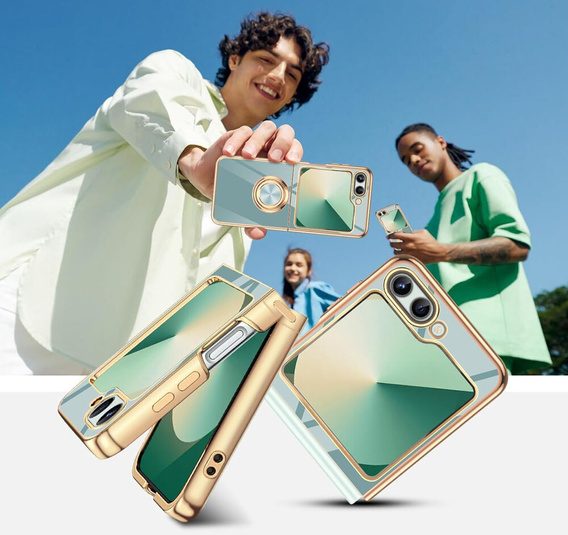 Чoхол до Samsung Galaxy Z Flip7 FE / Z Flip6, Electro Ring, монетний