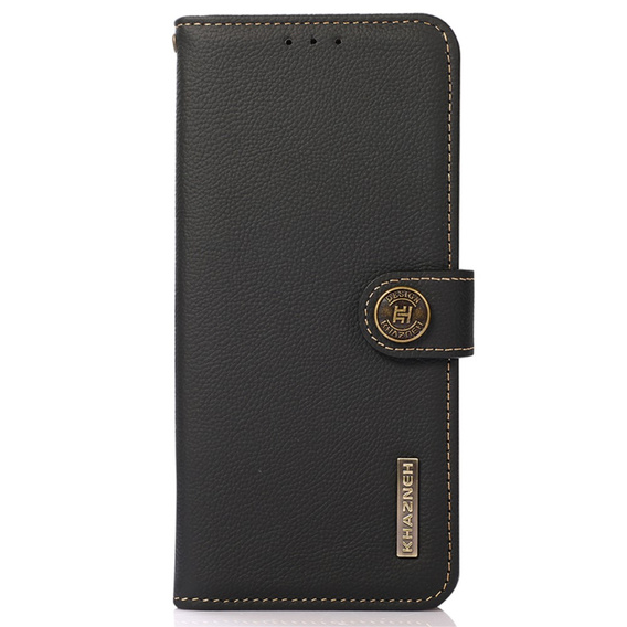 Чохол KHAZNEH RFID для Xiaomi 13T / 13T Pro, Litchi Texture, чорний