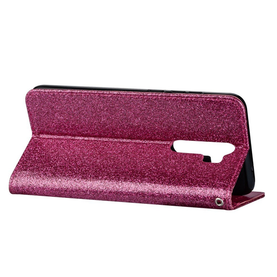 Откидной чехол для Xiaomi Redmi Note 8 Pro, Wallet Zippered, розовый