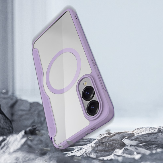 Чехол Dux Ducis до Samsung Galaxy S25 Edge, Skin X Pro, MagSafe, фиолетовый