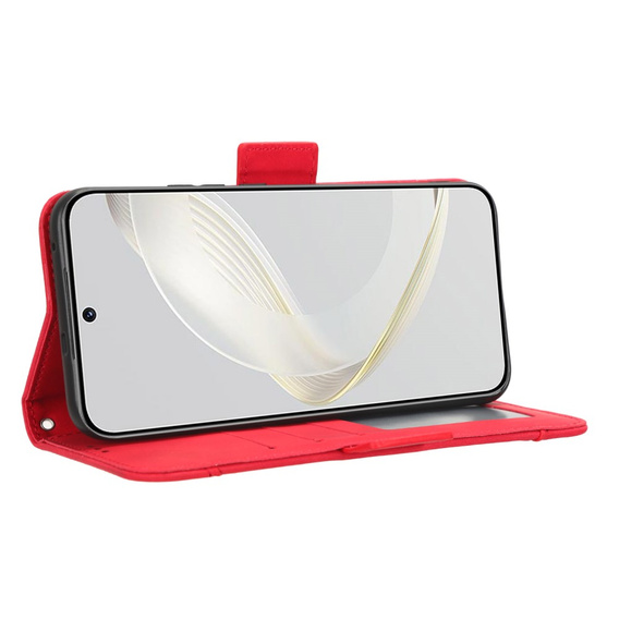 Откидной чехол для Huawei Nova 11 Pro, Card Slot, красный