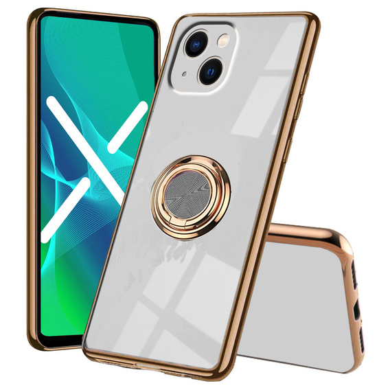Чехол до iPhone 14, Electro Ring, белый