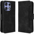 Футляр з клапаном для Motorola Edge 50 Pro, Card Slot, чорний