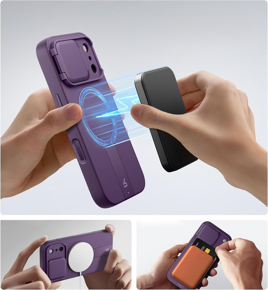 Чохол для iPhone 12 / 12 Pro, Suritch Shockproof, для MagSafe, чорний