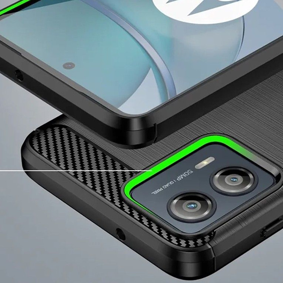 Чoхол до Motorola Moto G53 5G, Carbon, чорний