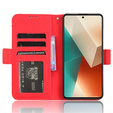 Откидной чехол для Xiaomi Redmi Note 13 5G, Card Slot, красный