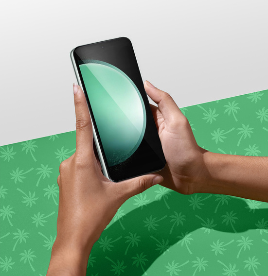 Захисне скло 5D Full Glue Smart Palm для Samsung Galaxy S23 FE