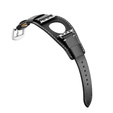 Кожаный ремешок для Apple Watch 1/2/3/4/5/6/7/8/SE/Ultra 42/44/45/49 мм, черный