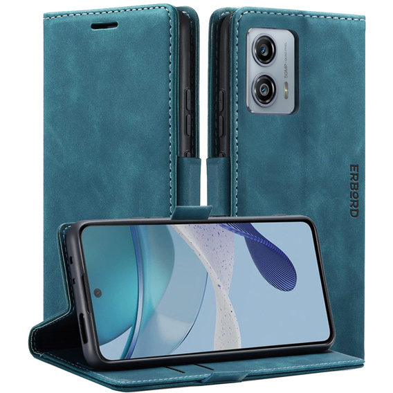 Чохол для Motorola Moto G53, ERBORD Vintage, гаманець з клапаном, м'яти
