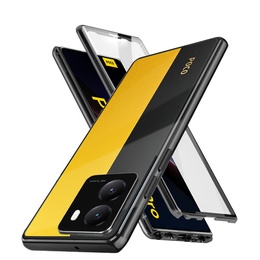 Чохол для Xiaomi Poco X7 Pro 5G, Magnetic Dual Glass, чорний