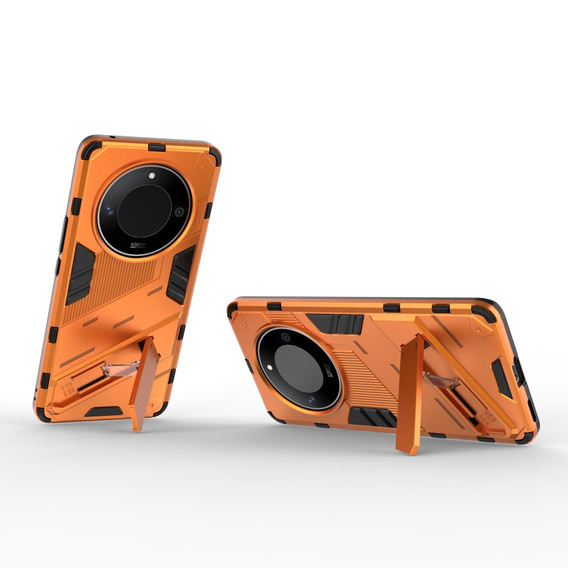 Чохол для Honor Magic 6 Lite 5G, Military kickstand, помаранчевий
