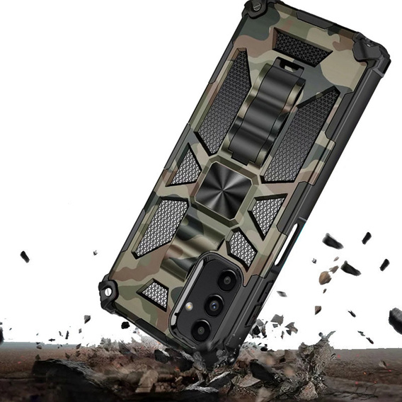 Чехол до Samsung Galaxy A04S / A13 5G, Armor Kickstand, зелёный