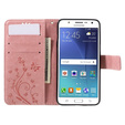 Чохол-книжка для Samsung Galaxy J5 2016, Butterfly, рожевий