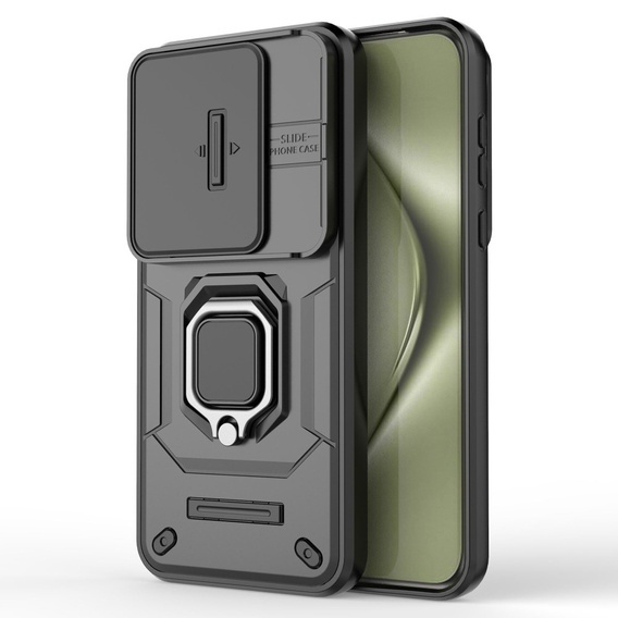 Чохол для Huawei Pura 70 Ultra, KickStand Camera Lens, чорний