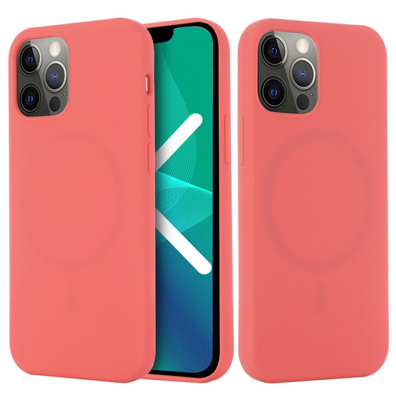 Чехол до iPhone 13 Pro, Silicone MagSafe, розовый
