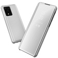 Чoхол до Samsung Galaxy S20 Ultra, Clear View, сріблястий