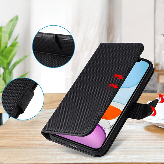 Чохол-книжка для Xiaomi Redmi 12C, Wallet, Smart Magnet, чорний