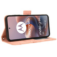 Откидной чехол для Motorola Moto G86 5G, Card Slot, розовый