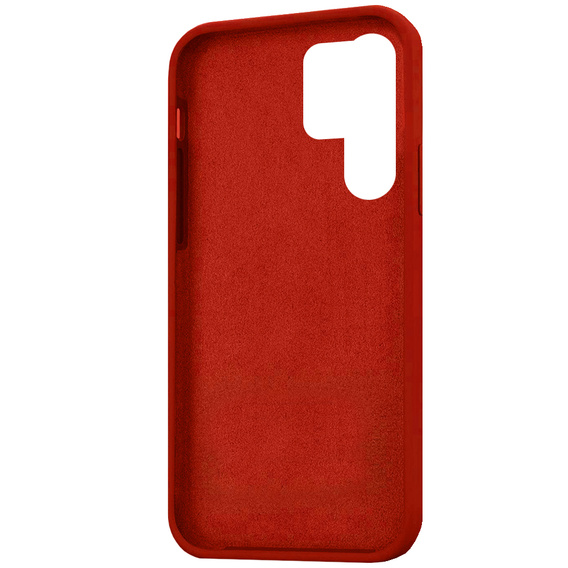 Чoхол до Samsung Galaxy S22 Ultra 5G, Silicone Lite, червоний