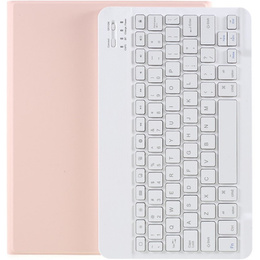 Чехол + клавиатура iPad Air 10.9 4 2020 / 5 2022, розовый rose gold