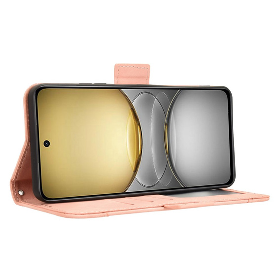 Откидной чехол для Realme 14X / Realme C75, Card Slot, розовый