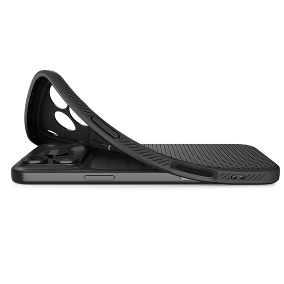 Чехол Spigen Liquid Air для iPhone 17 Pro Max, матовый черный