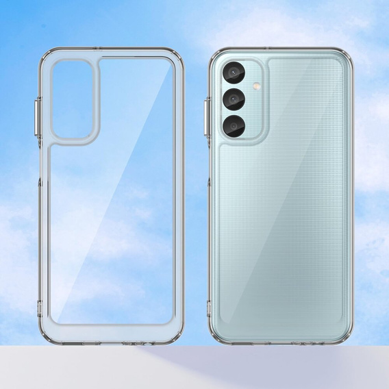 Чехол до Samsung Galaxy M15 5G, Fusion Hybrid, прозрачный / черный