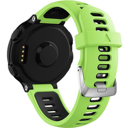 Силіконовий ремінець для Garmin Forerunner 22mm, Green/Black