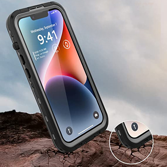 Водонепроникний чохол для iPhone 14, Redpepper, для MagSafe, чорний