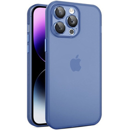 Ultra Slim чехол для iPhone 15 Plus, прозрачный / синий