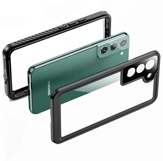 Водонепроницаемый чехол IP68 для Samsung Galaxy S21 FE, чёрный
