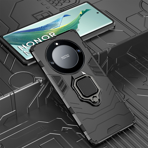 Чoхол до Honor Magic 5 Lite, Kickstand Ring, чорний