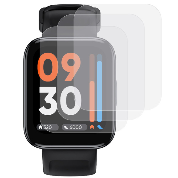 3x Гидрогелевая фольга ERBORD для Realme Watch 3