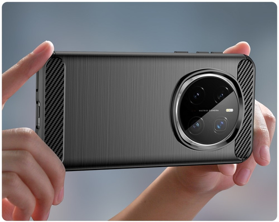 Чoхол до Honor Magic 7 Pro, Carbon, чорний