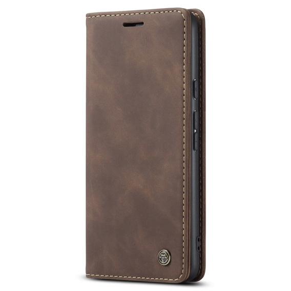Чехол CASEME для Google Pixel 7 Pro, Leather Wallet Case, коричневый