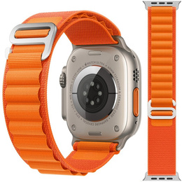 Нейлоновый ремешок до Apple Watch 1/2/3/4/5/6/7/8/SE/ULTRA 42/44/45/49mm, Orange