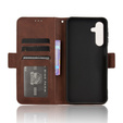 Футляр з клапаном для Samsung Galaxy A16, Card Slot, коричневий