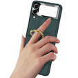 Чехол GKK PC Case до Samsung Galaxy Z Flip3 5G, Midnight Green