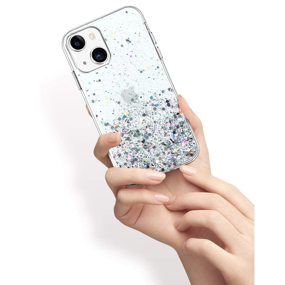 Чoхол до iPhone 13 Mini, Glittery, м'яти