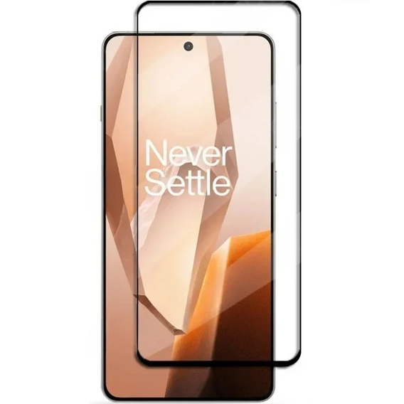 3D загартоване скло для OnePlus 13R, чорна рамка