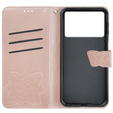 Чохол-книжка для Xiaomi Poco X6 Pro 5G, Butterfly, фіолетовийий