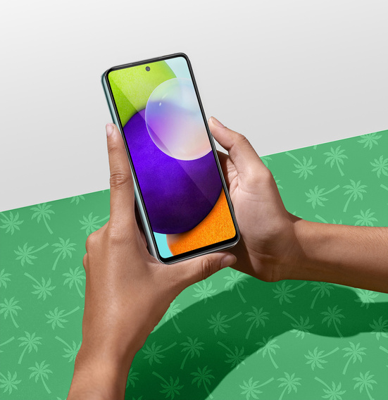 Захисне скло 5D Full Glue Smart Palm для Samsung Galaxy A52/A52s