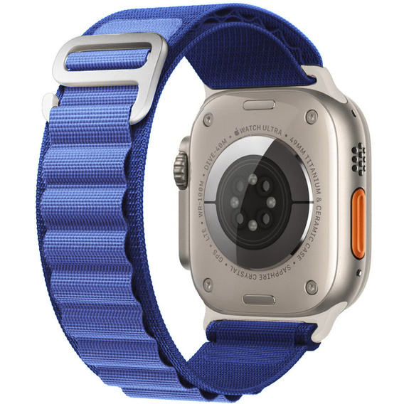 Нейлоновый ремешок для Apple Watch 1/2/3/4/5/6/7/8/SE/ULTRA 42/44/45/49 мм, темно-синий