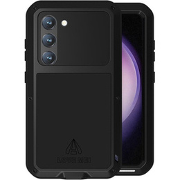 Чехол Love Mei до Samsung Galaxy S23, armored with glass, чёрный