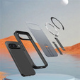 Гибридный чехол Fusion для Google Pixel 10 / 10 Pro, для MagSafe, с подставкой, серый