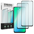 2x Загартоване скло для Xiaomi Redmi Note 10 5G, ERBORD 3D для всього екрану