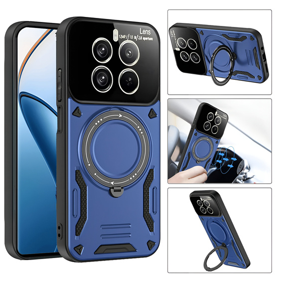 Броньований чохол для Realme 12 Pro 5G / 12 Pro+ 5G, Magnetic Ring, м'яти
